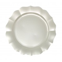 Scallop - 10 Elegant Pearl Dessert Plates 19cm / 7.5inch