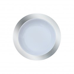 Crystal - 10 Elegant Silver Dessert bowls 150ml / 5oz