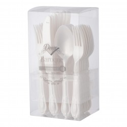 Baroque - 40pc Elegant Pearl Cutlery Set 