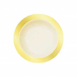 Crystal - 10 Elegant Gold Dessert Bowls 150ml / 5oz