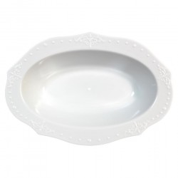 Antique - 20 Elegant White Dessert Bowls 150ml / 5oz
