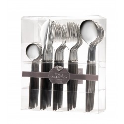 Cutlery Set Noble Shiny Silver/Grey 40pcs