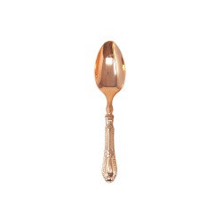 Baroque - 12 Elegant Rose Gold Tea Spoons 