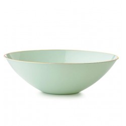 Curve - 20 Elegant Turquoise/Gold Dessert Bowls 150ml
